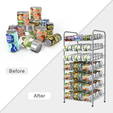 Vrisa organizador latas despensa: aprovecha esquinas y estantes