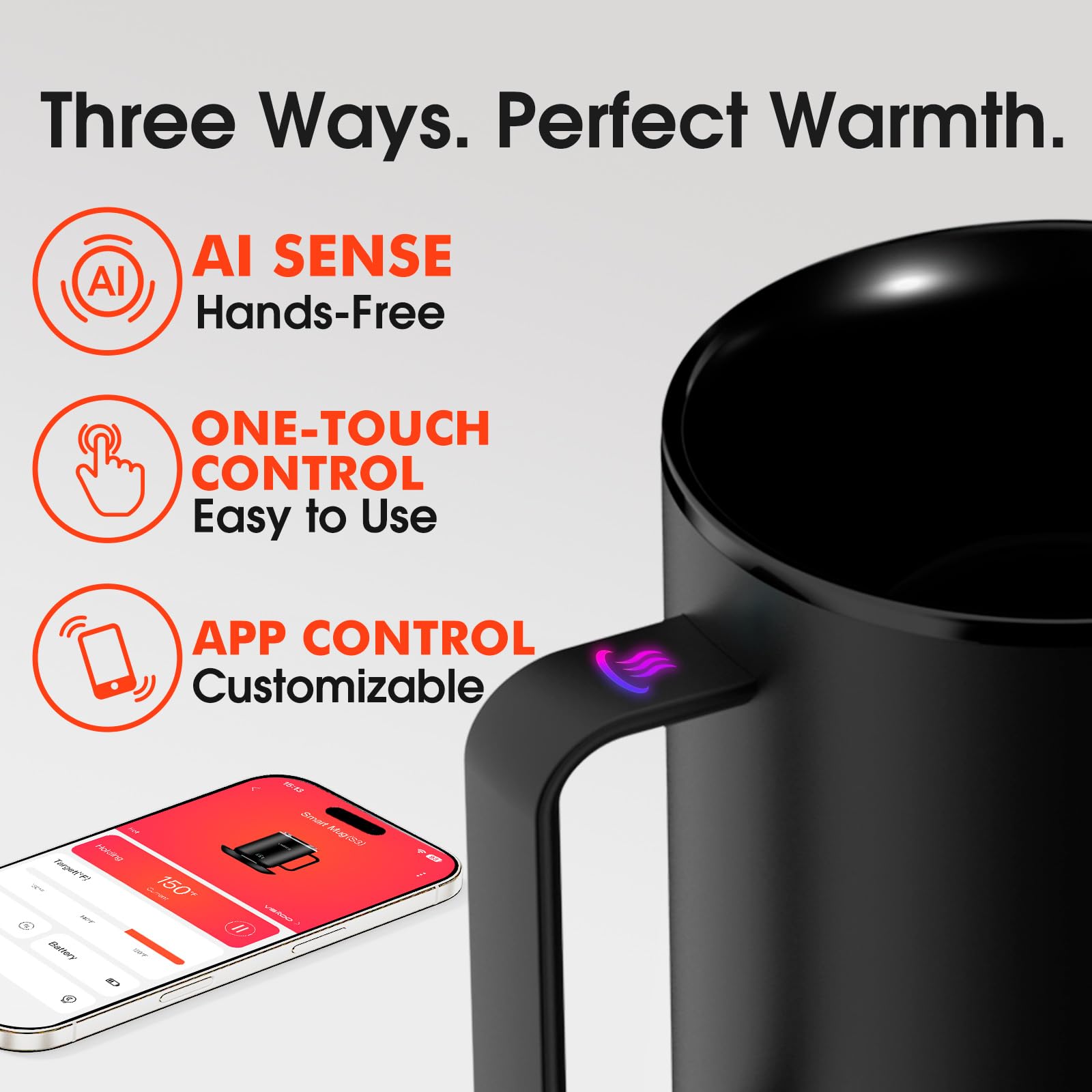 Vsitoo S3 12oz: apagado automático para seguridad y ahorro de energía