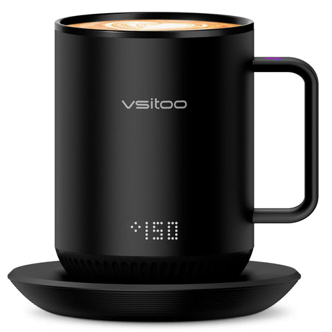 Vsitoo S3 12oz: taza caliente con detección IA para bebidas listas para beber