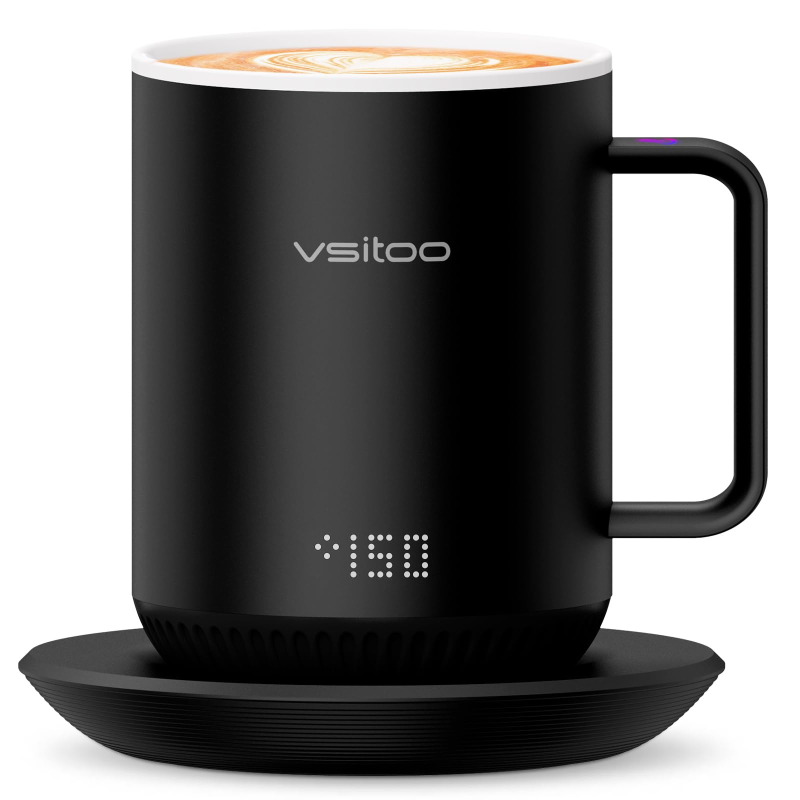 Vsitoo S3, taza calentamiento automático 12 onzas, mantiene espresso a temperatura óptima.