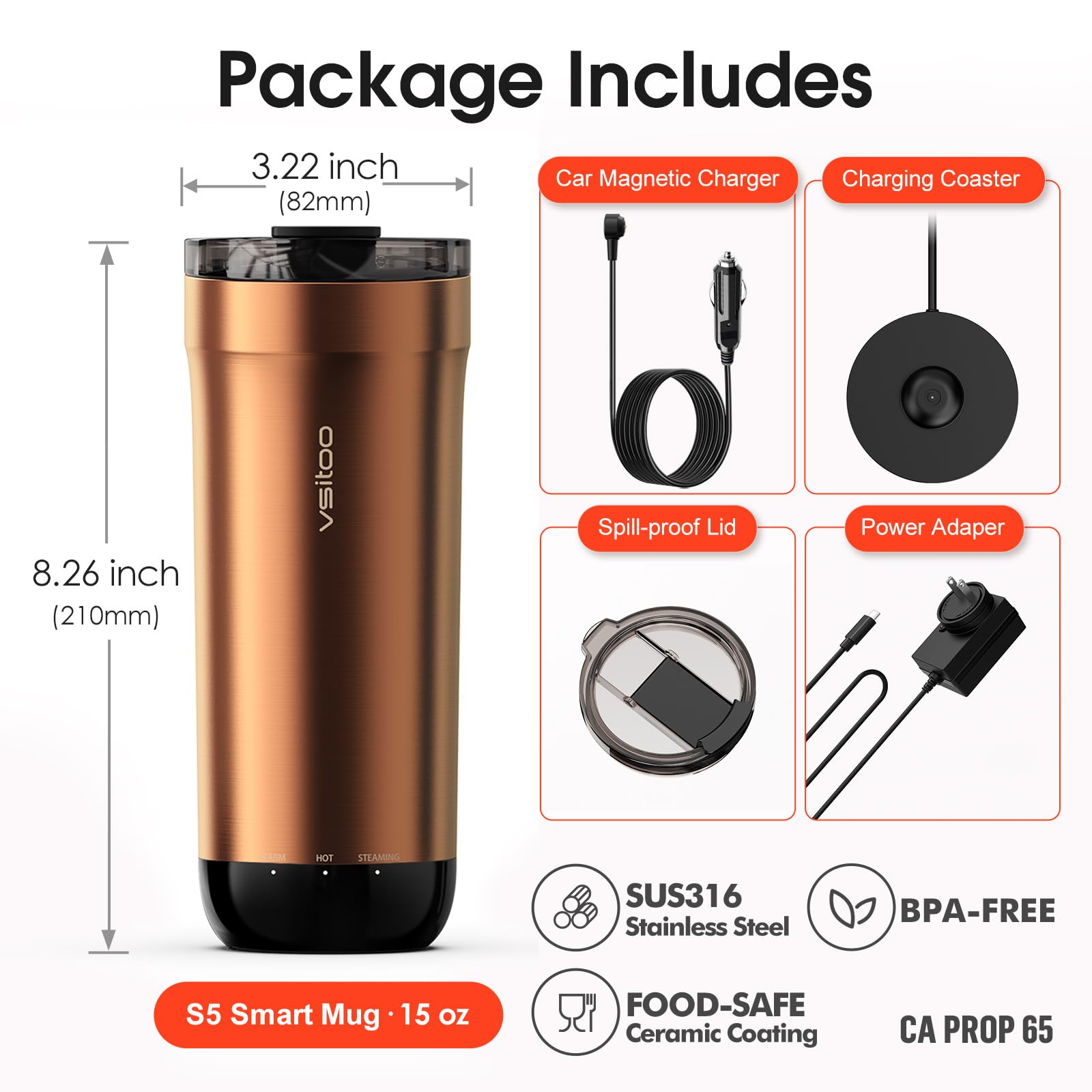 Diseño elegante y compacto para casa, oficina y viaje.