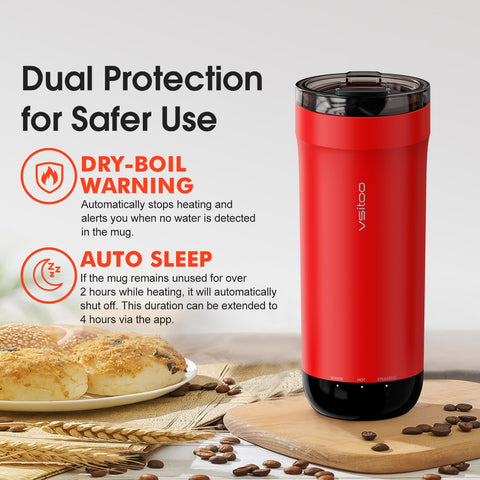 Protección de seguridad y apagado automático en la VSITOO S5.
