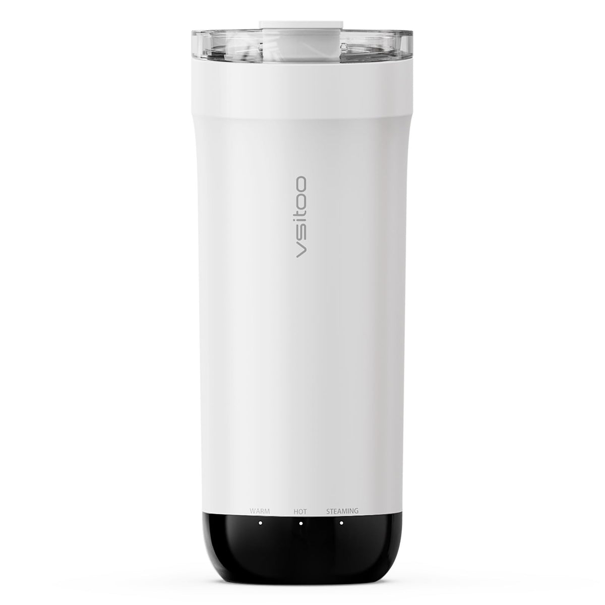 VSITOO S5, taza-viaje-blanca: mantiene café caliente durante tus viajes.