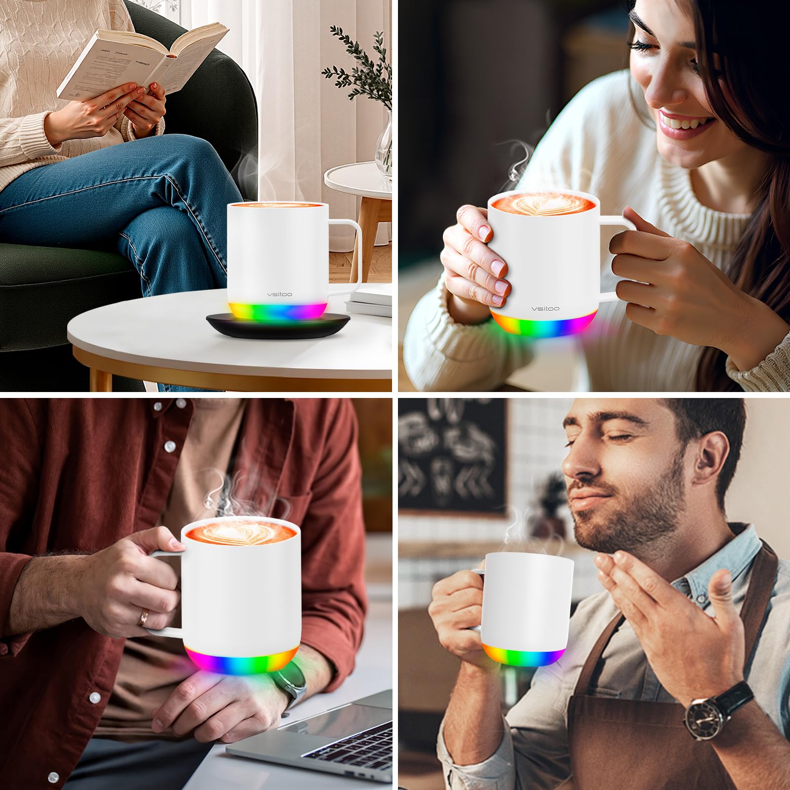 Vsitoo S6 Plus, perfecto como regalo elegante para amantes del café.