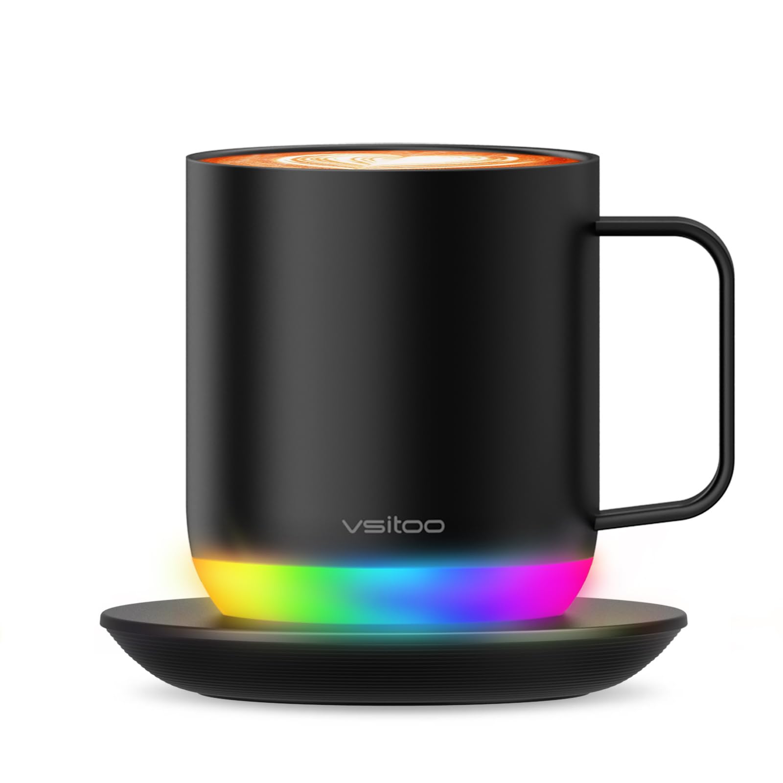 Vsitoo S6 Plus: taza de 12 oz con control de temperatura para café perfecto en casa
