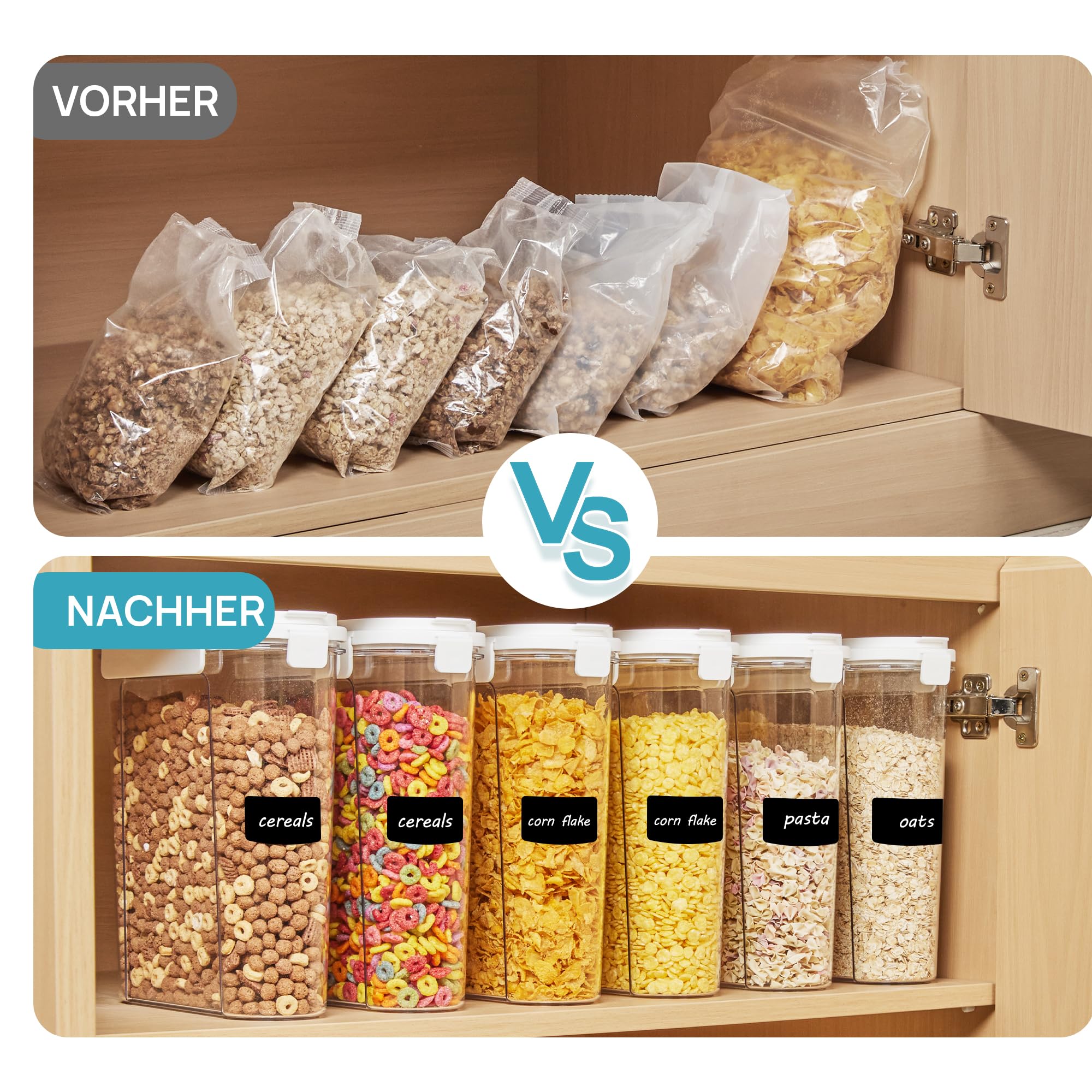 Vtopmart material libre de BPA para almacenamiento seguro de alimentos