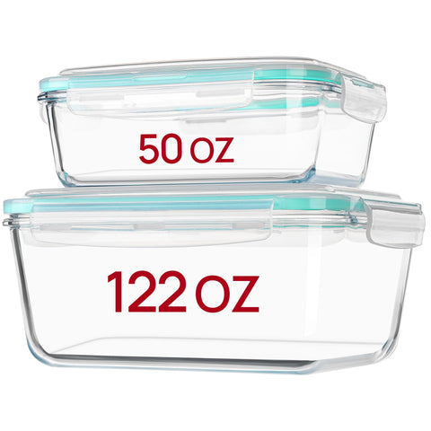 Vtopmart contenedores de vidrio 3.6 L para cocinar por lotes