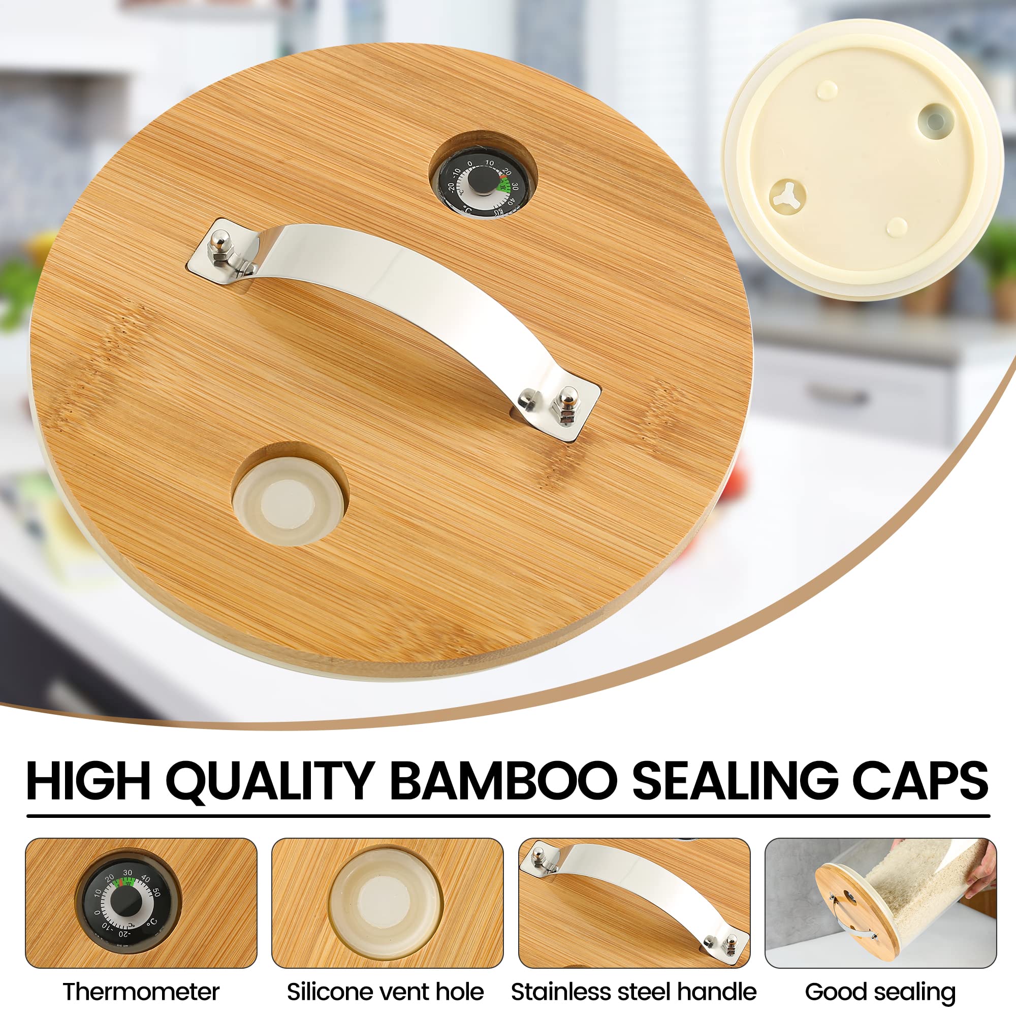 Vuinop base de madera natural aporta estabilidad y estilo cálido a la cocina.