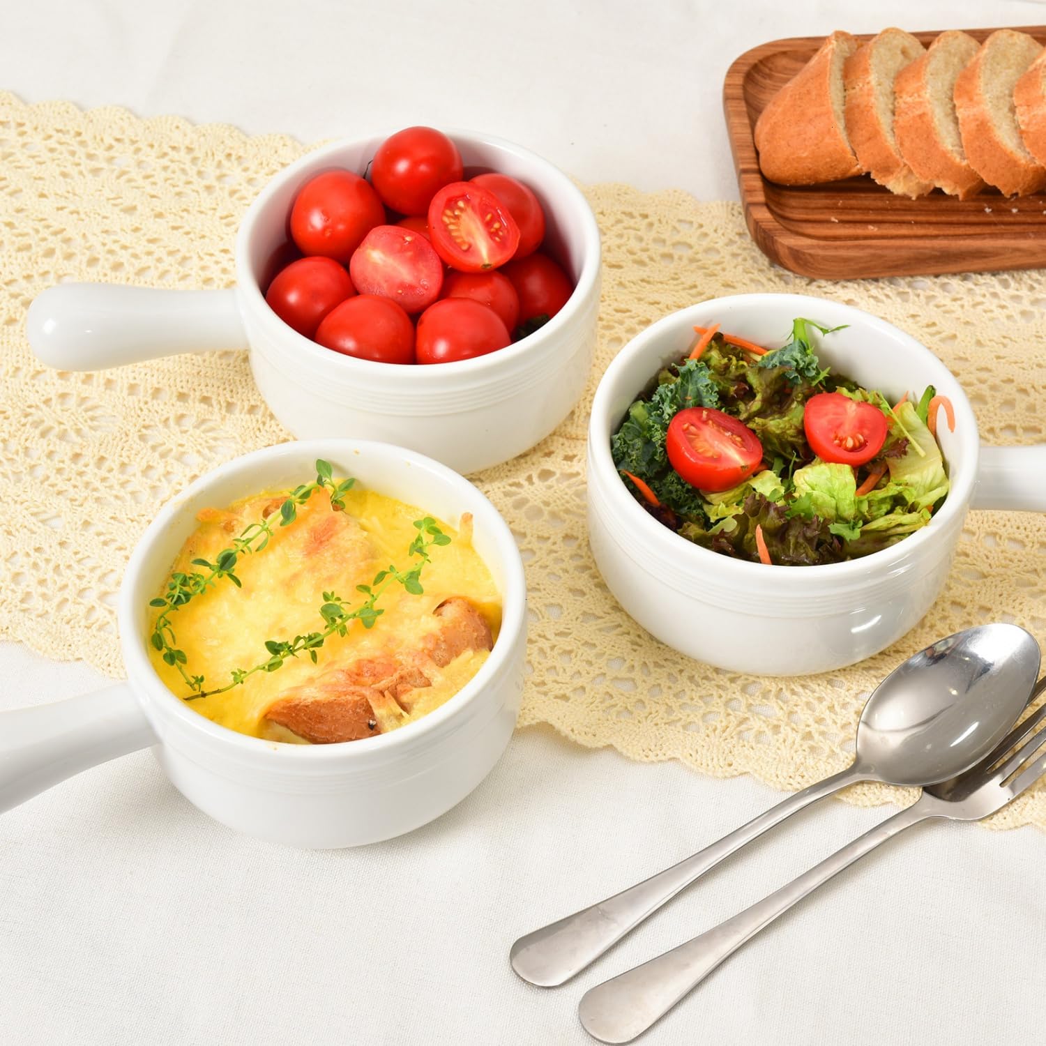 Set de 4 tazones Vumdua regalo ideal para cocineros y fiestas