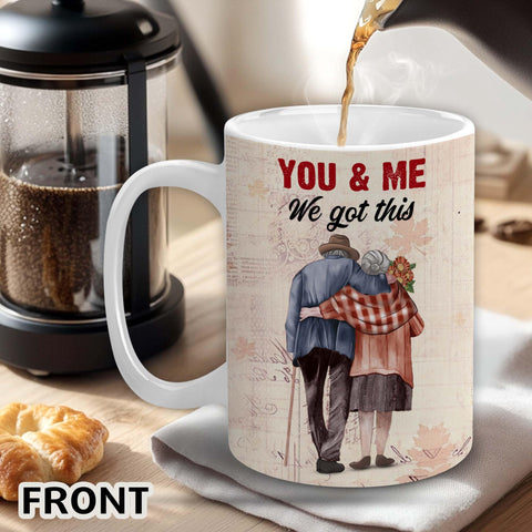 Taza VUNVUT86 para bodas y aniversarios, cada sorbo evoca momentos especiales.