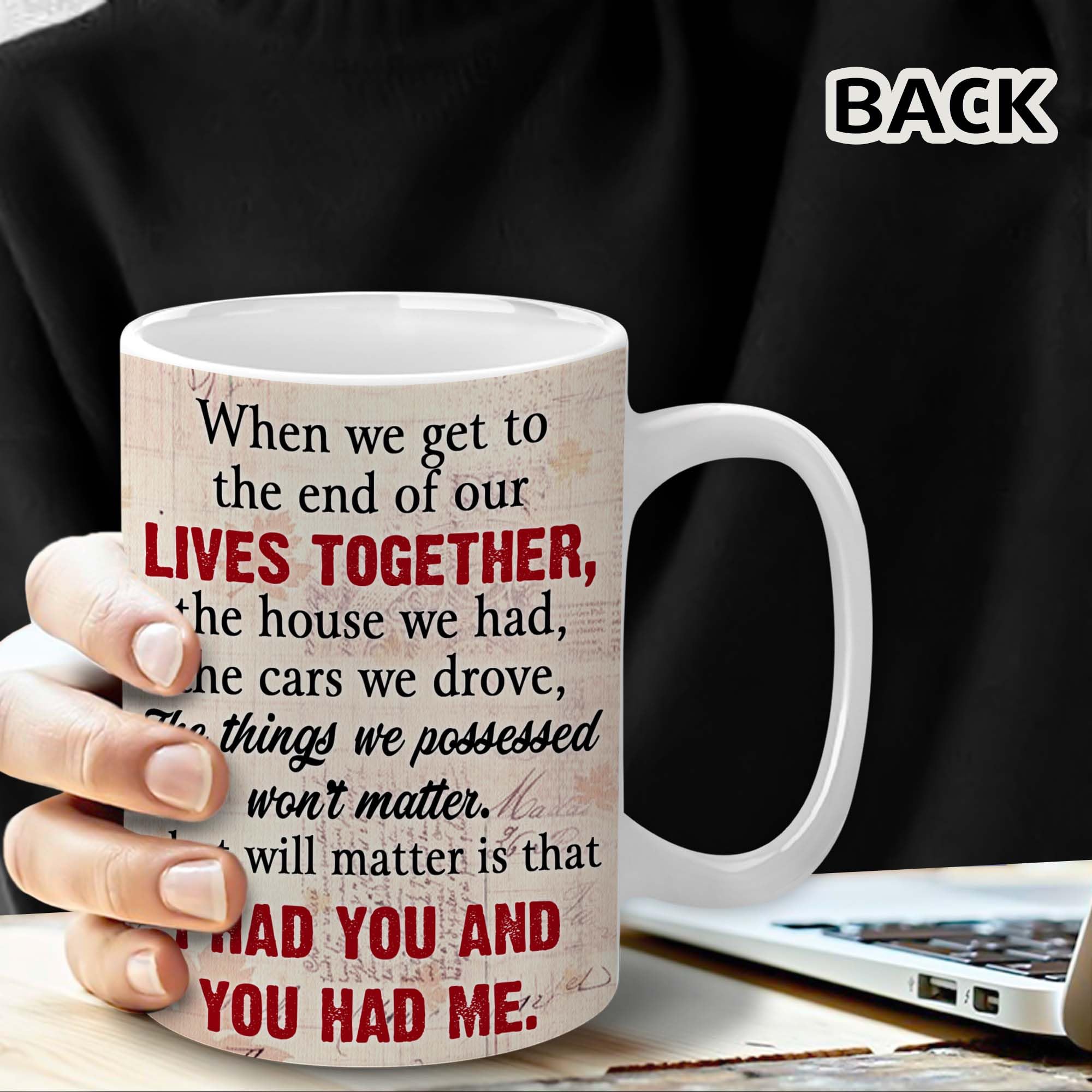 Taza VUNVUT86 para cumpleaños de mamá o papá, regalo cálido y práctico.