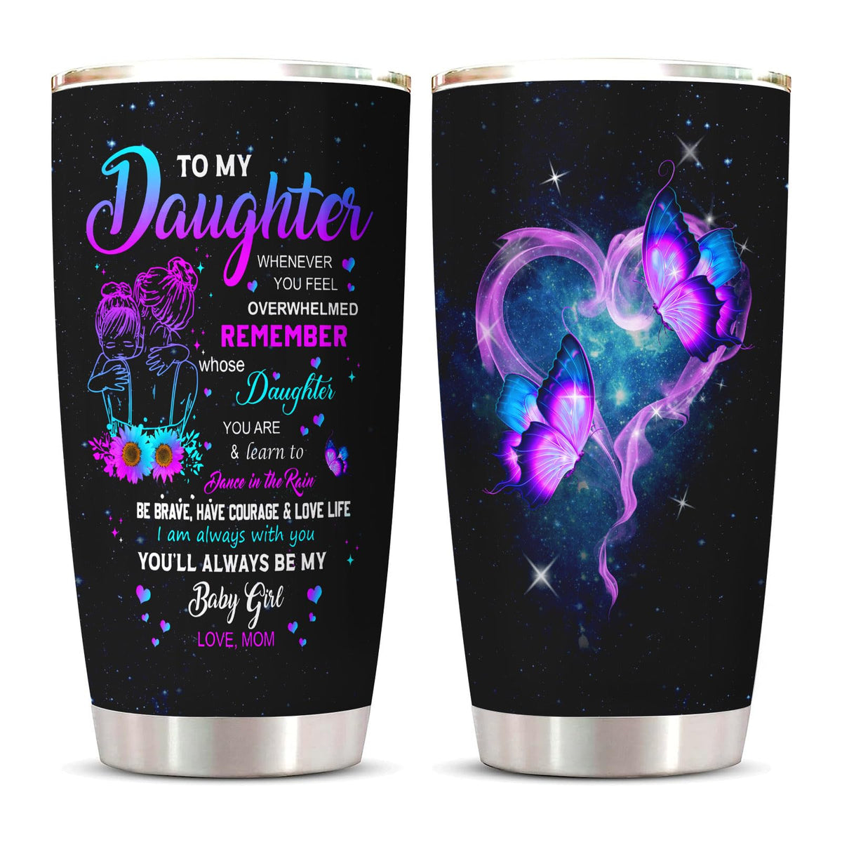 Vutieso vaso termico 20oz regalo para hija y ayuda a mantener bebidas a temperatura.