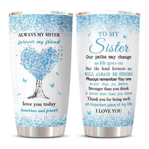 Vutieso vaso termico 20oz con diseño unico, regalo ideal para tu hermana