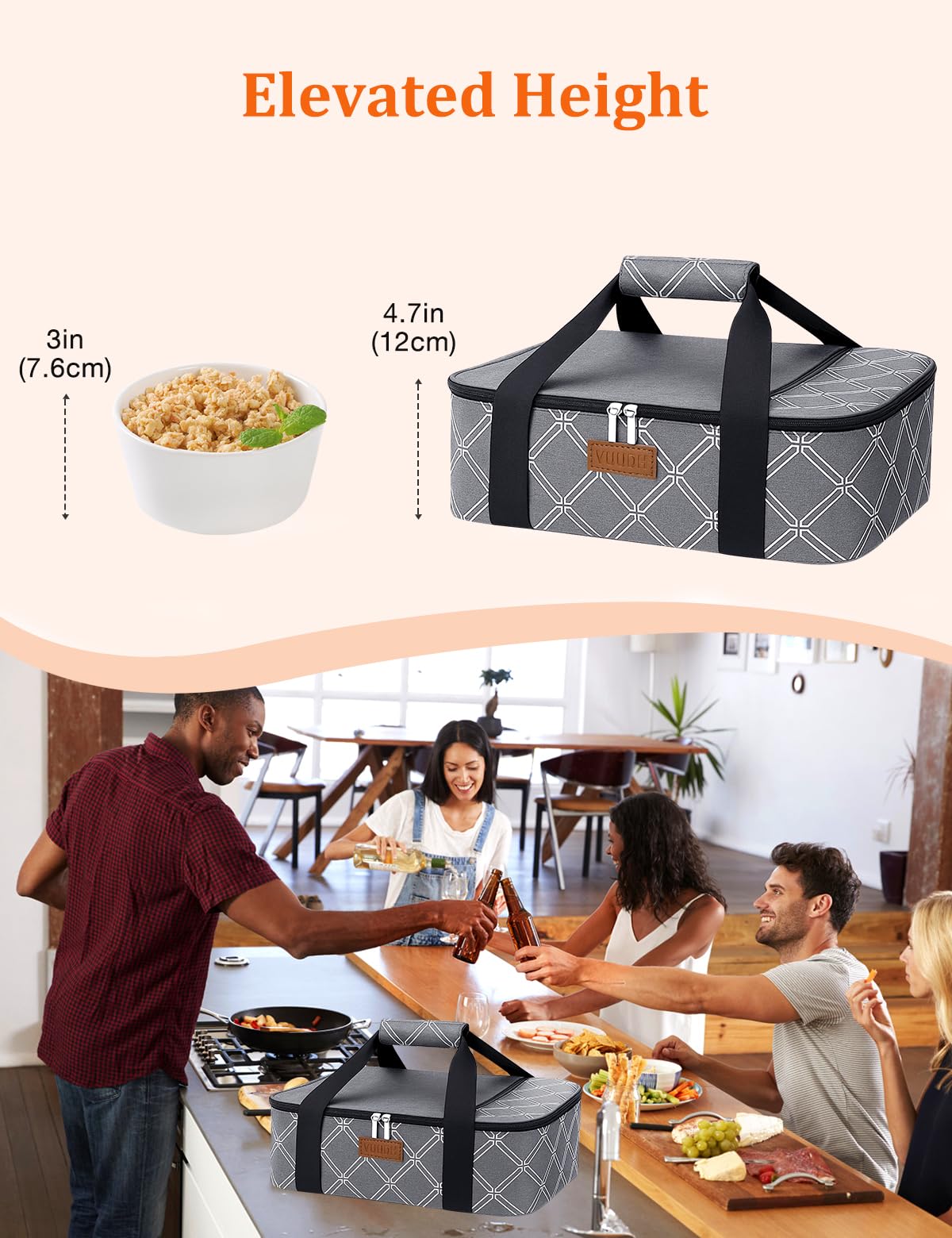 Regalo práctico para cocineros que aprecian transporte limpio y organizado.