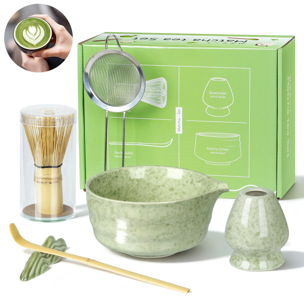 VVAKAM tazón cerámico para matcha, experiencia ceremonial suave
