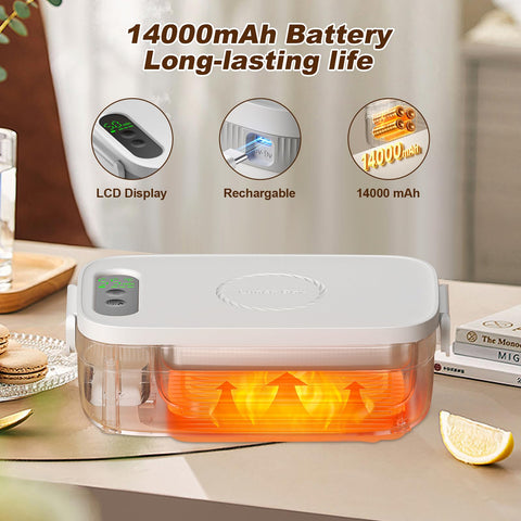 Contenedor de acero inoxidable 1L de VVU&CCO, fácil de limpiar
