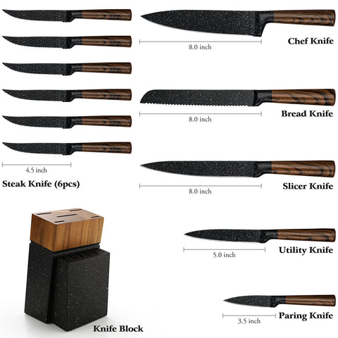 Cuchillo chef 8 pulgadas de Vvwgkpk, afilado y versátil para cualquier preparación.