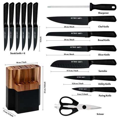 Cuchillo chef Vvwgkpk 8 pulgadas, filo estable para preparaciones