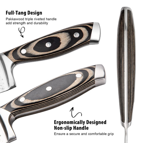 Cuchillo pan Vvwgkpk de 8 pulgadas para rebanadas limpias.