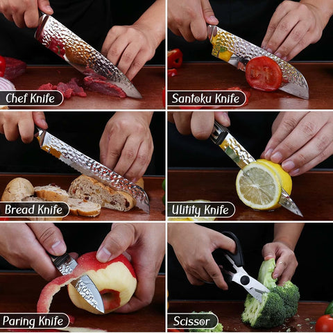 Cuchillo pelar Vvwgkpk de 3-5 pulgadas para pelar frutas.