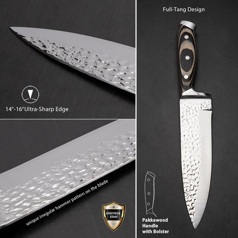 Cuchillo para rebanar Vvwgkpk de 6 pulgadas para porciones uniformes.
