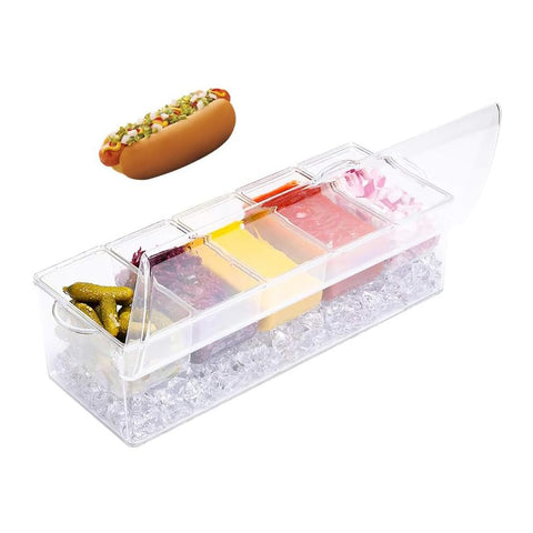 VWMYQ contenedor con tapa para alimentos mantiene higiene y orden.