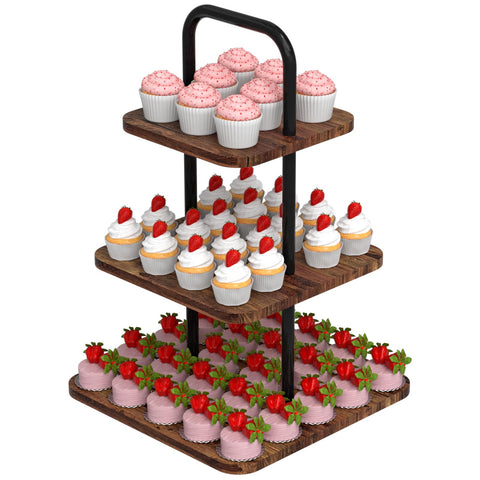 VyGrow Cupcake Stand 3 Niveles para presentación elegante de cupcakes