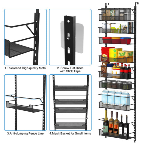 VyGrow despensa organizador para snacks y latas, maximiza el espacio.