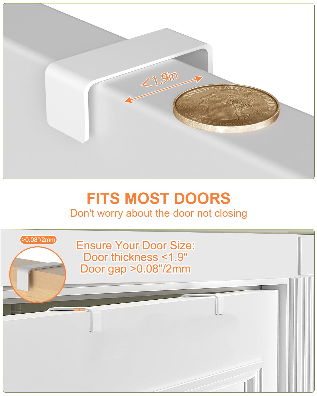 VyGrow uso multifuncional para papeles, higiene y más en la puerta