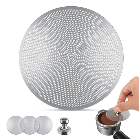 Vyranexa pantalla puck para espresso 54mm mejora la distribución y evita canales