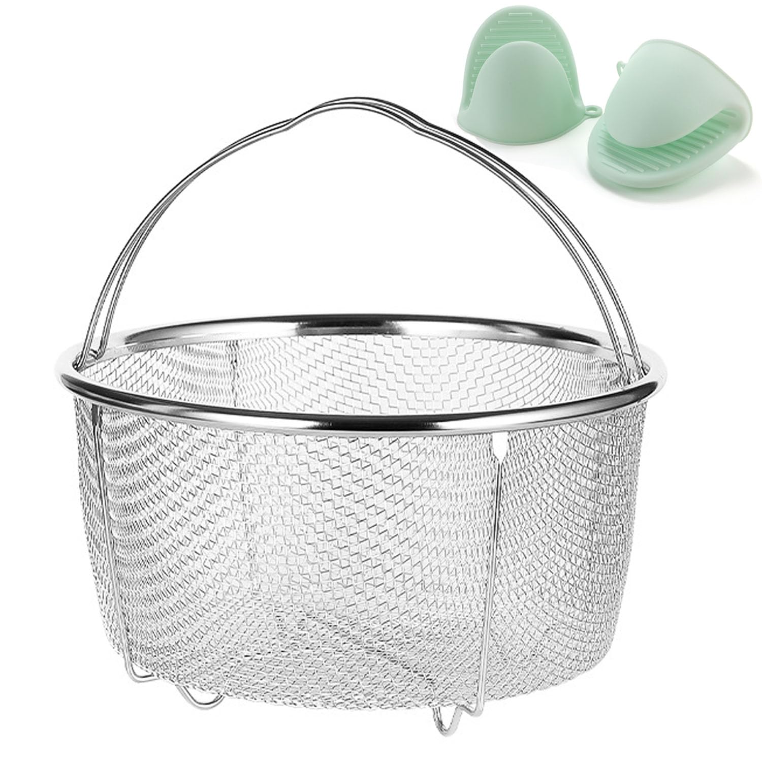 Cesta vapor Vziokk para Instant Pot 6-8 cuartos, cocción al vapor rápida y uniforme