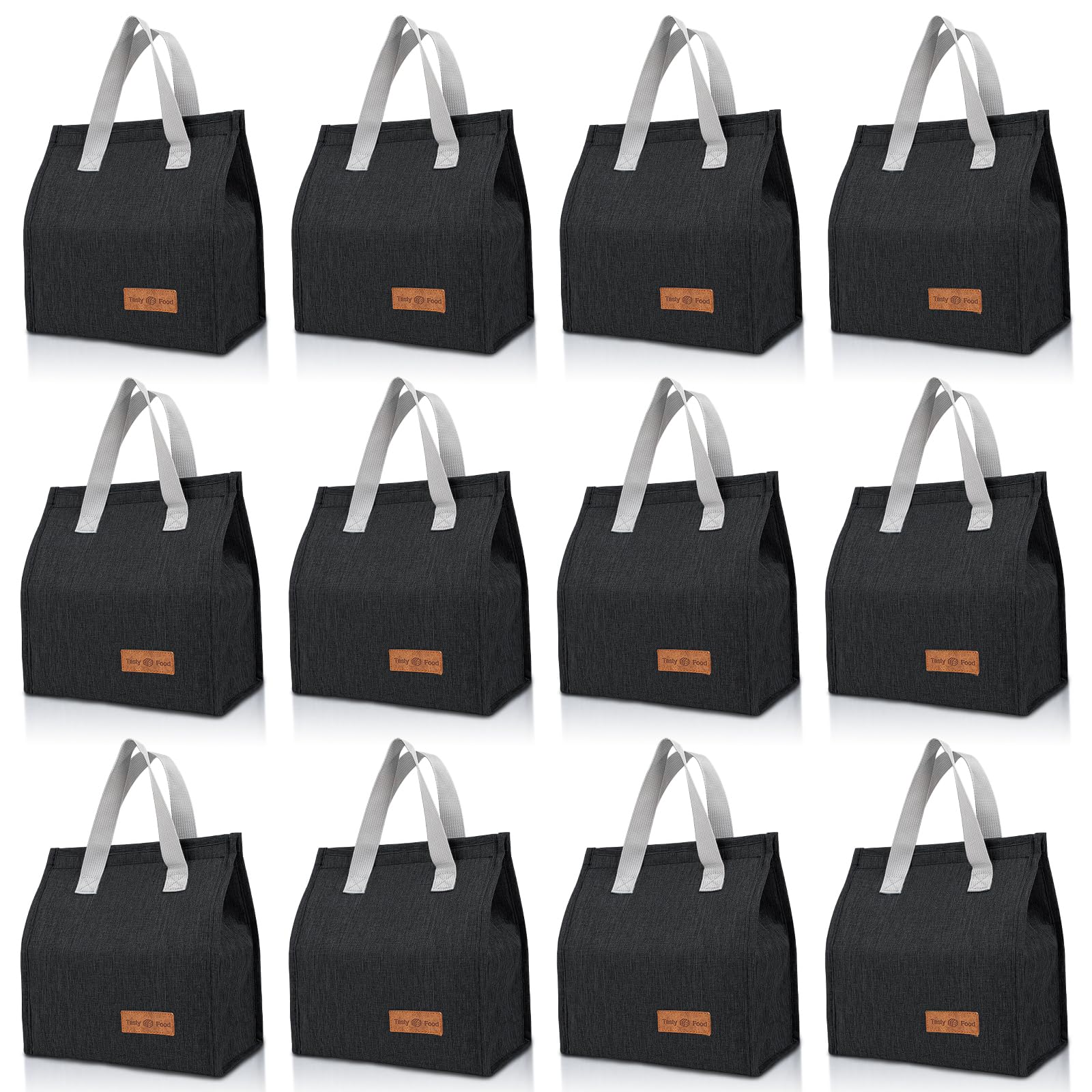 Bolsas VZZNN con exterior de Oxford aisladas para conservar comida caliente o fría