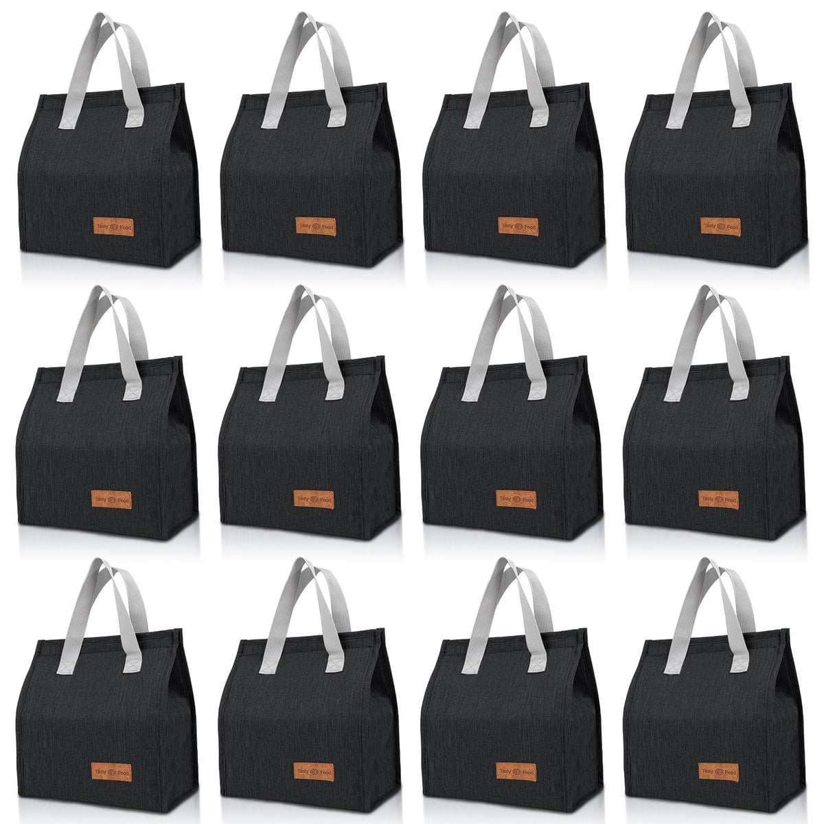 Bolsas VZZNN con exterior de Oxford aisladas para conservar comida caliente o fría