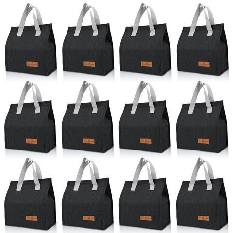 Bolsas VZZNN con exterior de Oxford aisladas para conservar comida caliente o fría