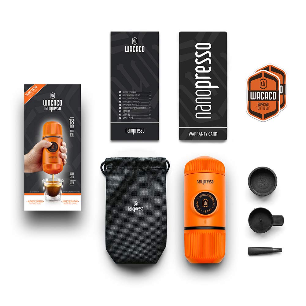 Accesorios compatibles de Nanopresso para ampliar opciones de preparación.