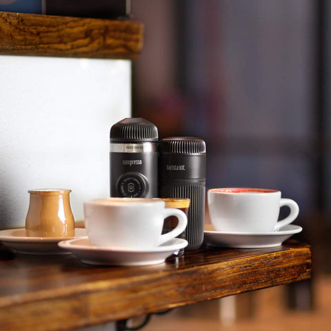 Wacaco Nanopresso Barista Kit recomienda molido grueso para extracción suave.