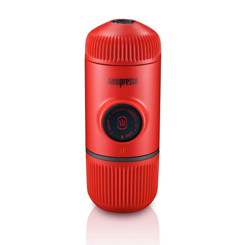 Nanopresso de WACACO, bombeo manual para espresso portátil en exteriores.