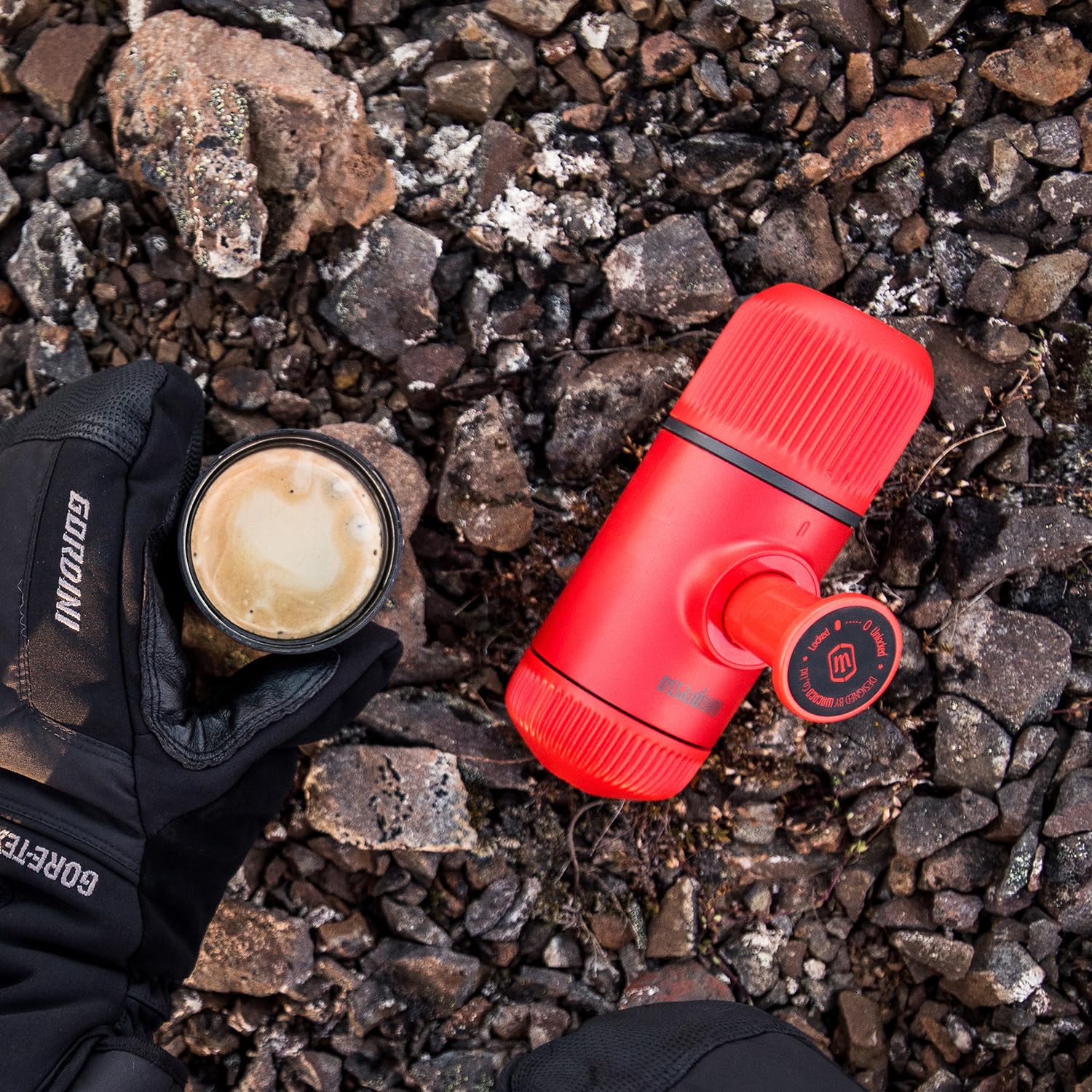 Ideal para acampar: Nanopresso ofrece café rápido antes de la ruta.