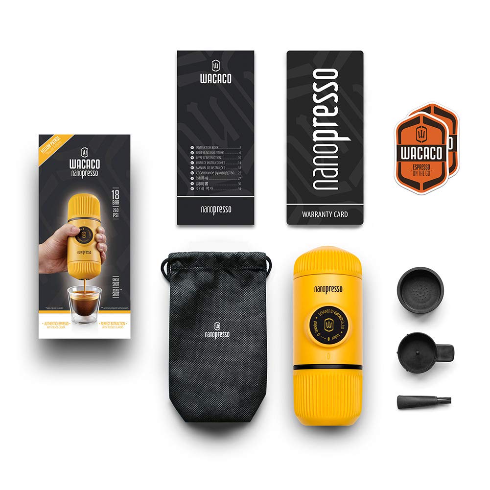 Nanopresso de WACACO ofrece presión de 18 bares, crema estable