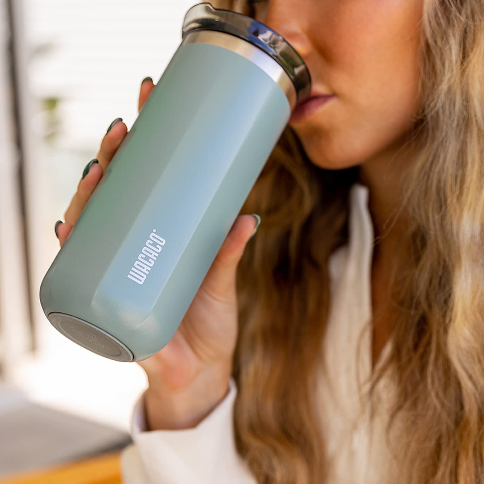 WACACO Octaroma Grande de 435 ml mantiene caliente o frío por más tiempo