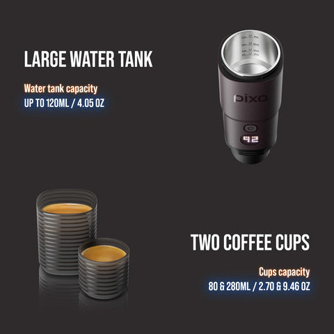 WACACO Pixapresso con seis funciones de extracción.