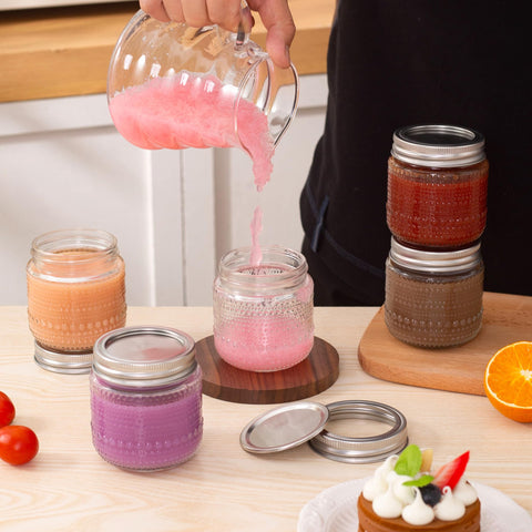 Versátiles para miel, mermelada, salsas y postres caseros