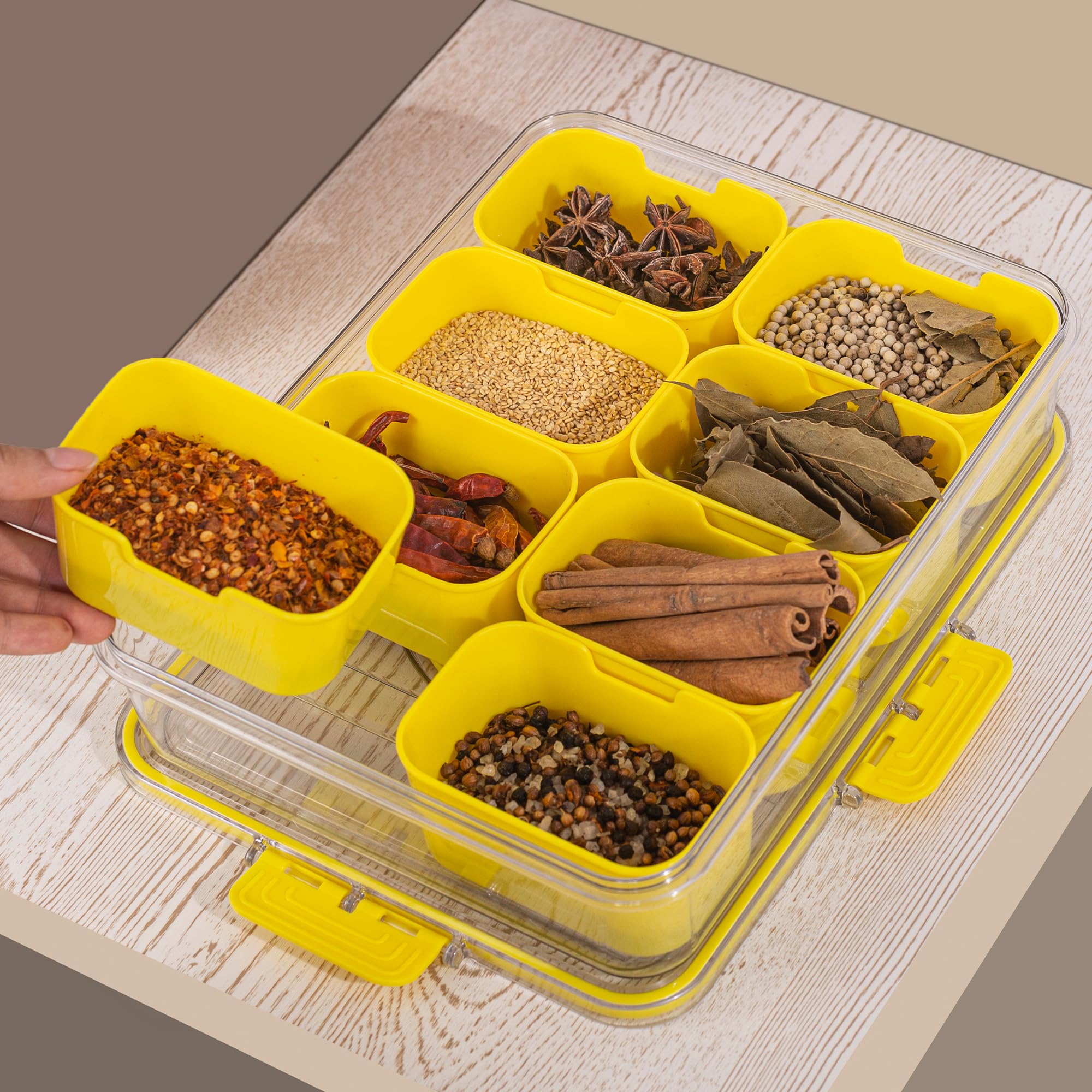 Organizador de snacks para picnic de WACOI, fácil de transportar.