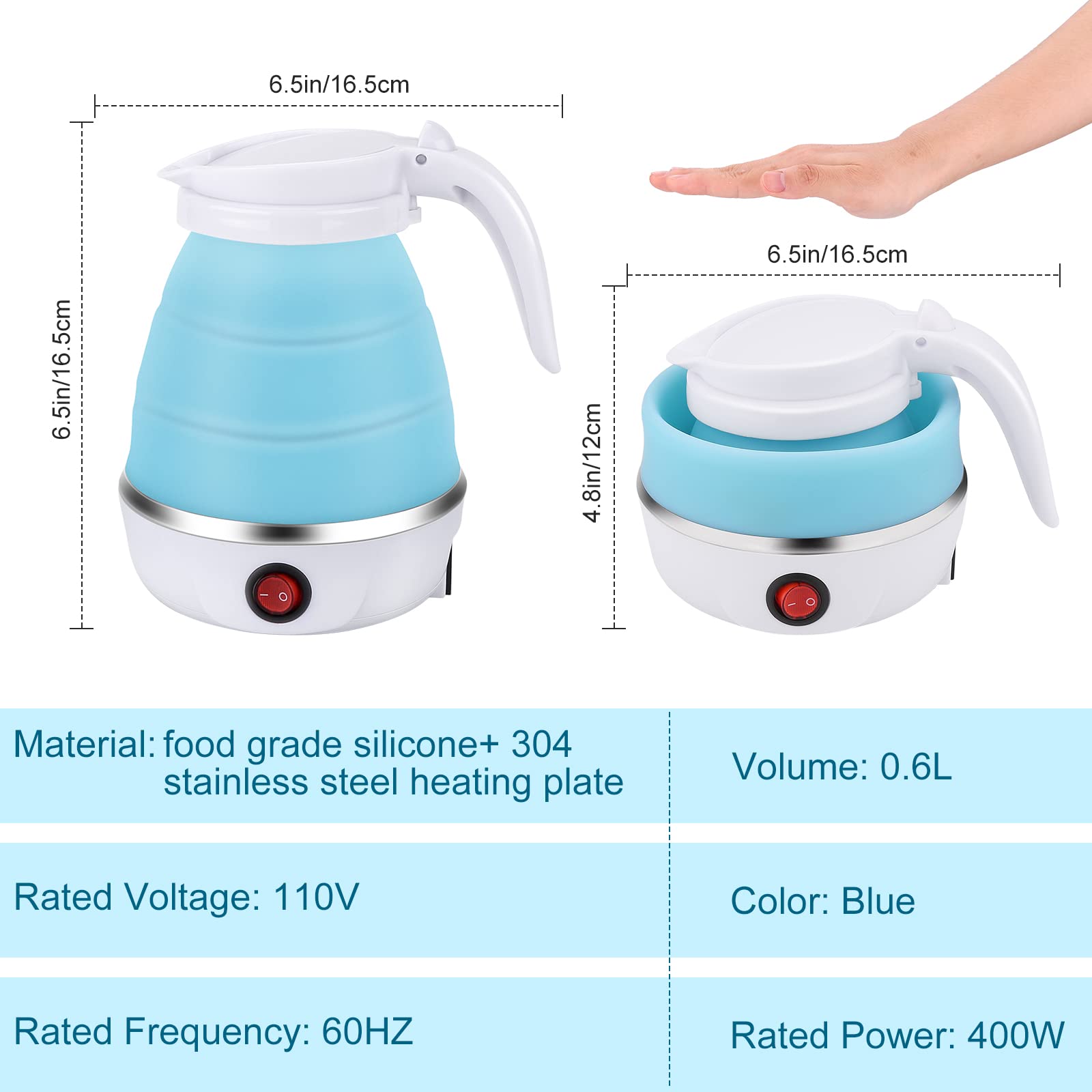 WADEO uso para té y café en casa, oficina o viaje.