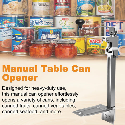 Wadoy abrelatas para cocinas comerciales, ideal en bares y hoteles