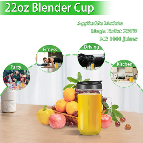 Mango ergonómico para vaso Magic Bullet