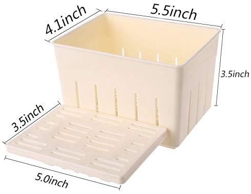 Wadoy molde-prensa para tofu casero con tela para queso incluida.