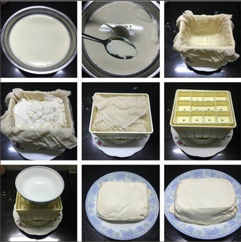 Wadoy facilita extraer agua y dar forma al tofu.