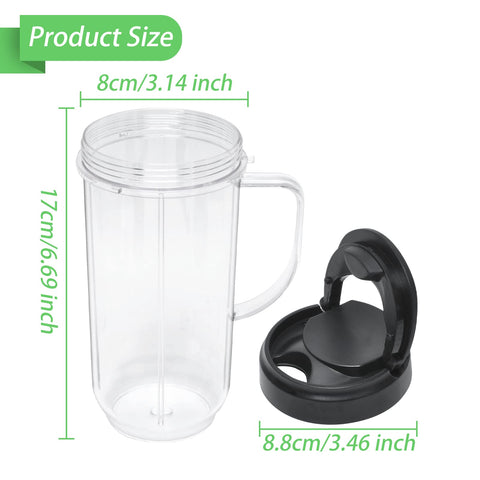 Tapa para llevar Magic Bullet 22 oz favorece bebidas en ruta