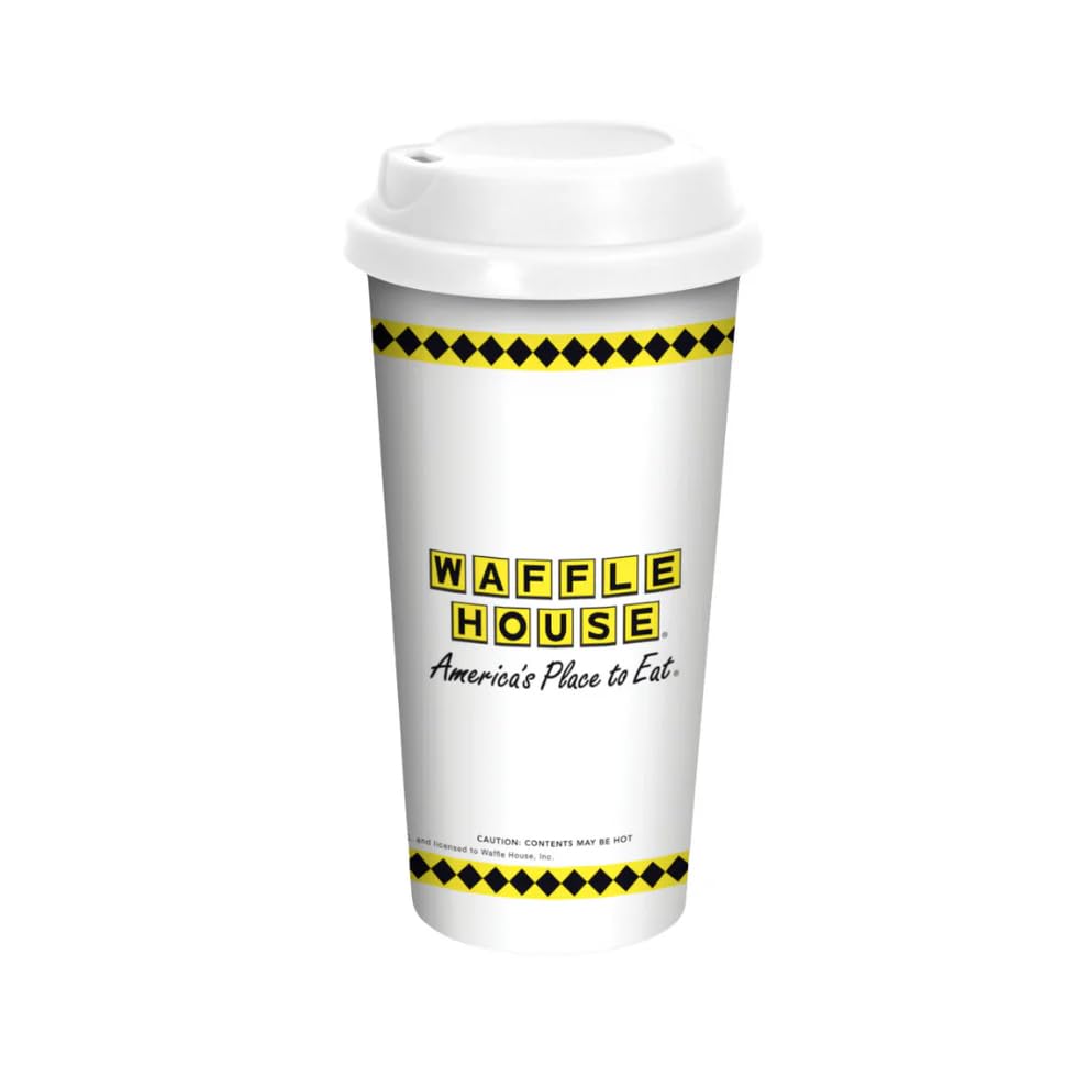 Vaso de viaje Waffle House de 20 oz con aislamiento doble caliente o frío